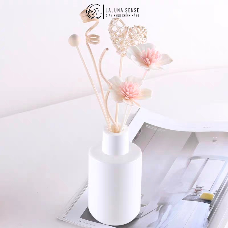 GIÁ SỈ - Que Khuếch Tán Tinh Dầu LALUNA.CENT - Hoa Tản Hương Thơm Phòng Tiện Dụng Trang Trí C15