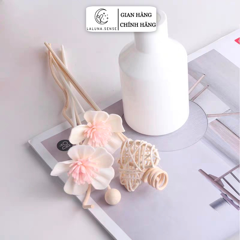 GIÁ SỈ - Que Khuếch Tán Tinh Dầu LALUNA.CENT - Hoa Tản Hương Thơm Phòng Tiện Dụng Trang Trí C15