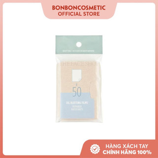 Giấy thấm dầu the face shop oil blotting films bonboncosmetic