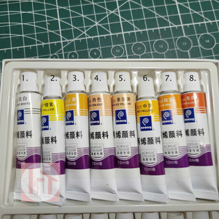 Màu acrylic tuýp lẻ 12ml