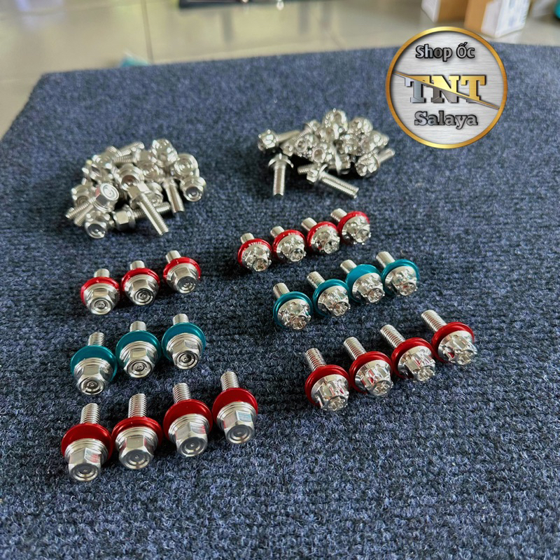 Ốc salaya 10li23-10li3-10li4-10li6 bắt pass heo treo pô kèm lông đền