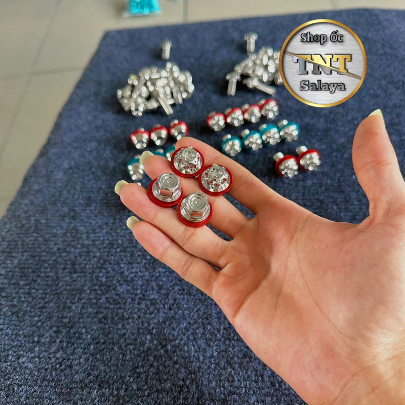 Ốc salaya 10li23-10li3-10li4-10li6 bắt pass heo treo pô kèm lông đền