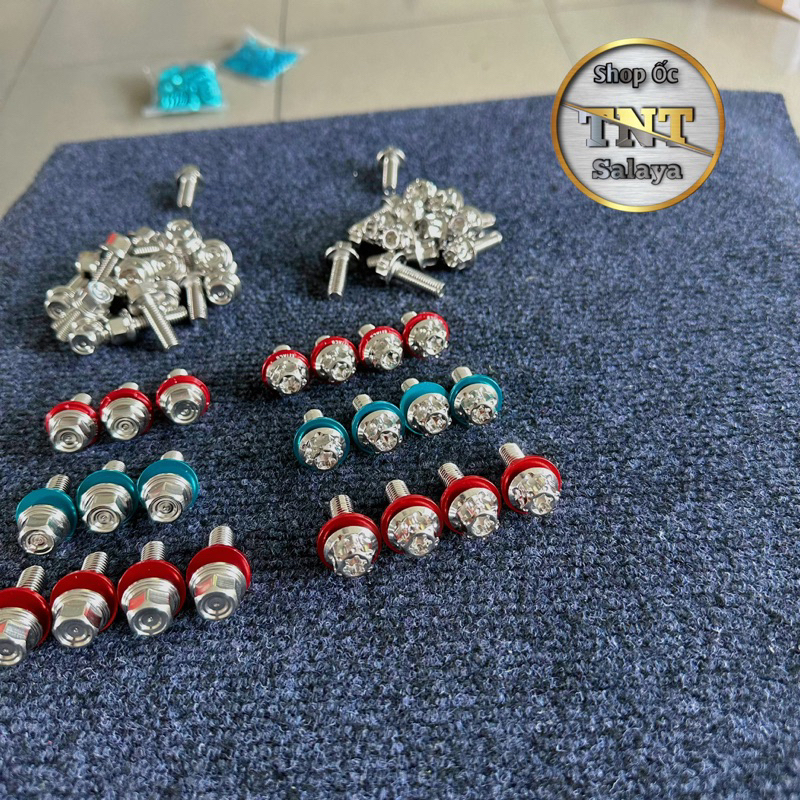 Ốc salaya 10li23-10li3-10li4-10li6 bắt pass heo treo pô kèm lông đền