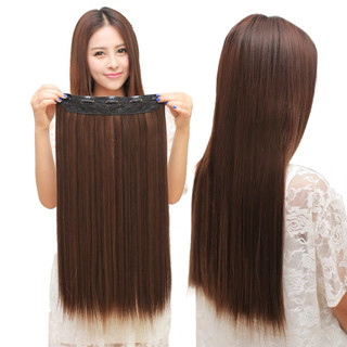 Tóc giả nữ🌸FREESHIP🌸Tóc kẹp thẳng 60cm-KT03