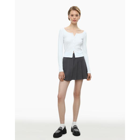 ÁO GLORIA CHẤT THUN CO GIÃN DÁNG CARDIGAN