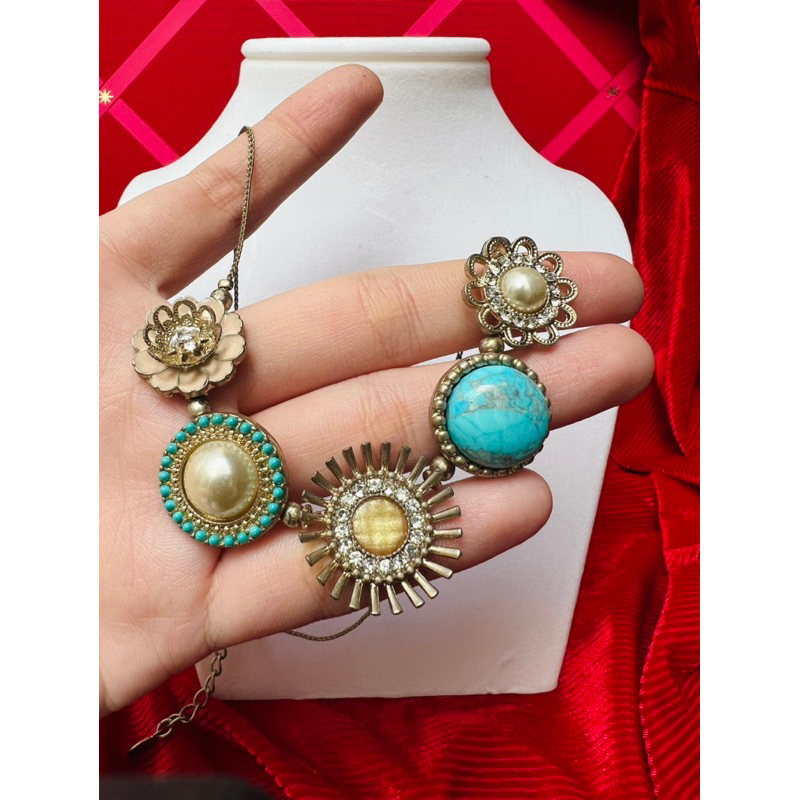 Thanh lý dây chuyền ngắn mix hạt