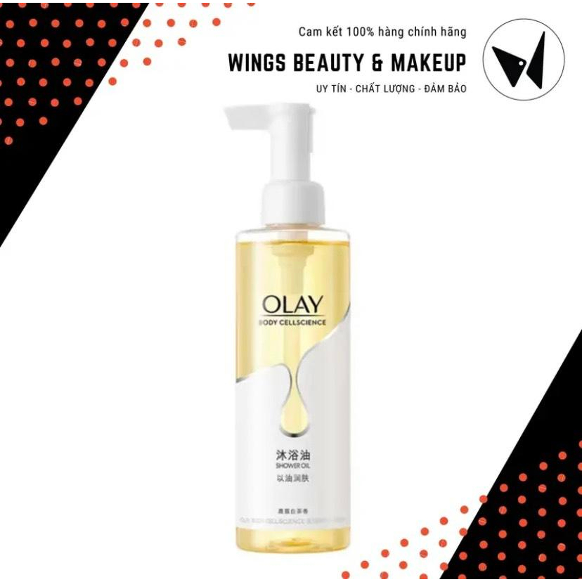 OLAY - Dầu tắm tạo bọt làm sạch sâu Body Cellscience Shower Oil