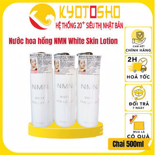 Nước hoa hồng NMN white skin lotion 500ml, nước hoa hồng dưỡng trắng phục hồi da