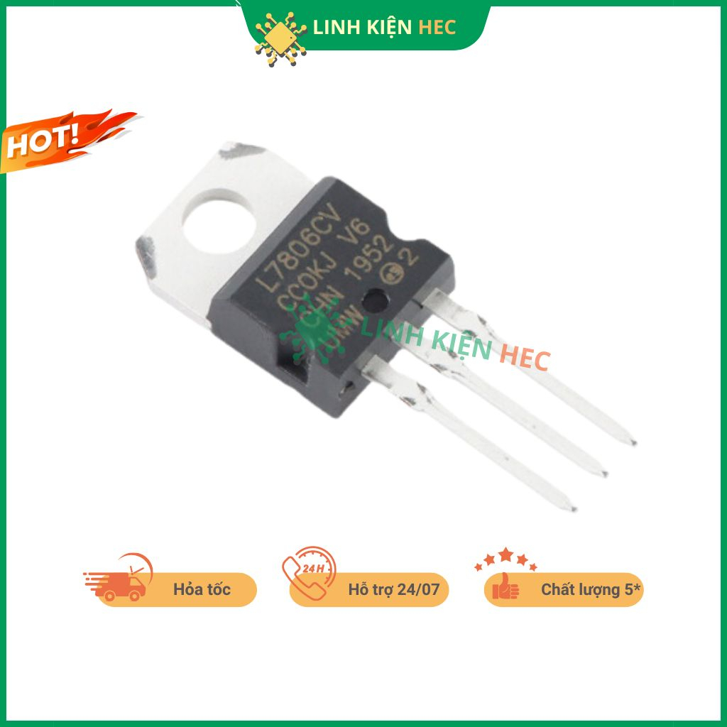 IC nguồn TO-92 L7805CV 7806 7808 7809 7810 7812 7815 7818 7824 chính hãng linh kiện hec