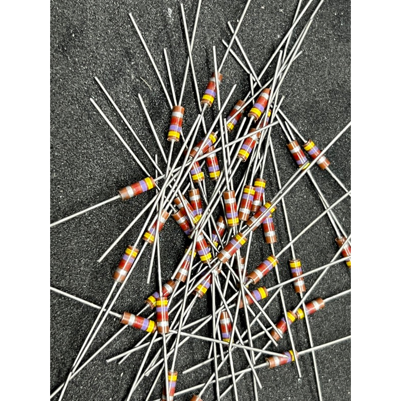 ĐIỆN TRỞ MÀNG CARBON 4.7k 1/4w