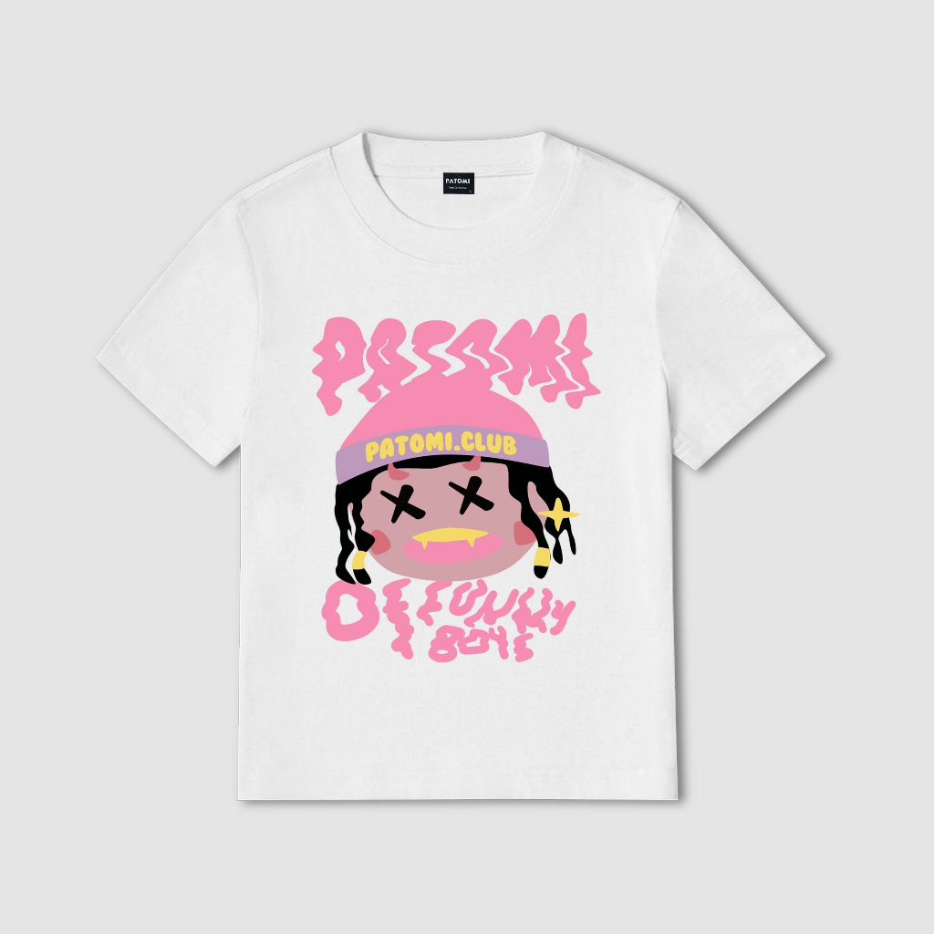 Áo thun nữ BABY TEE MẮT X 100% cotton 230gsm - PATOMI.STUDIO