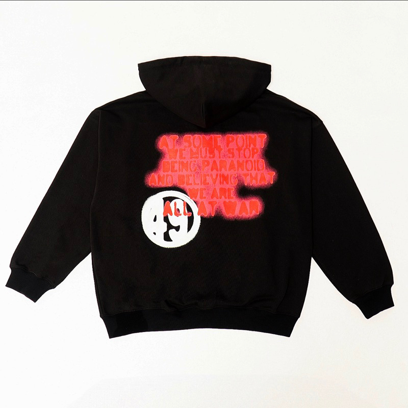 Áo khoác hoodie zip 4NIGHTY ”ALL AT WAR”