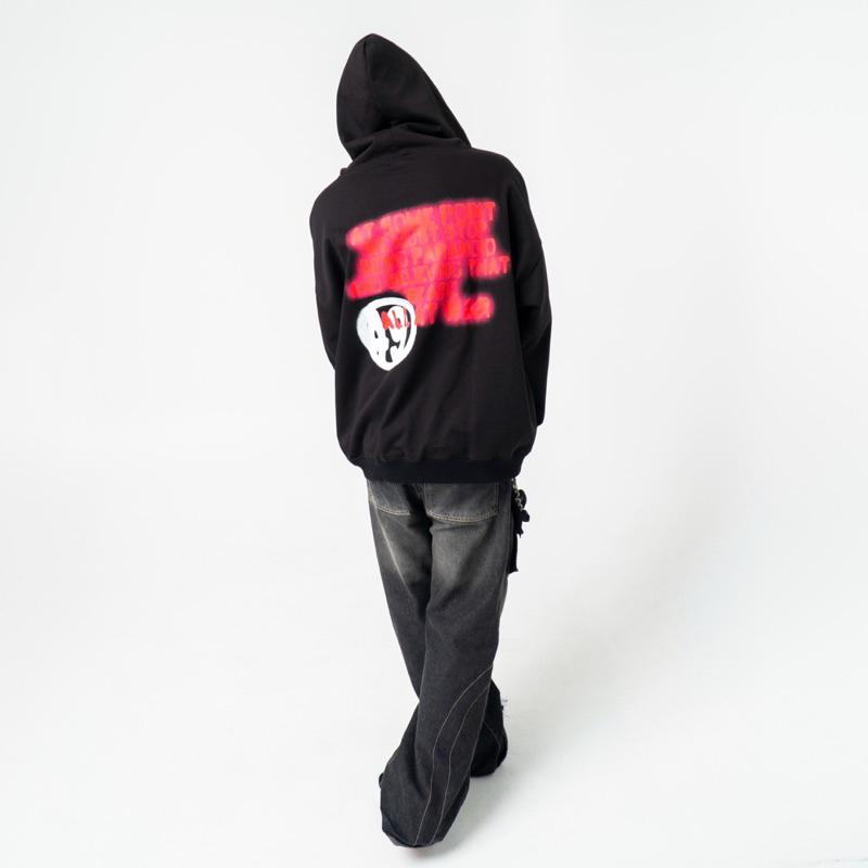 Áo khoác hoodie zip 4NIGHTY ”ALL AT WAR”