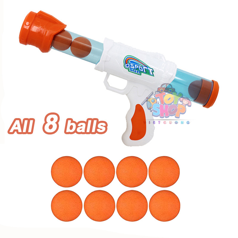 Đồ chơi súng hơi nén bắn đạn xốp mềm, súng đồ chơi có độ chính xác cao