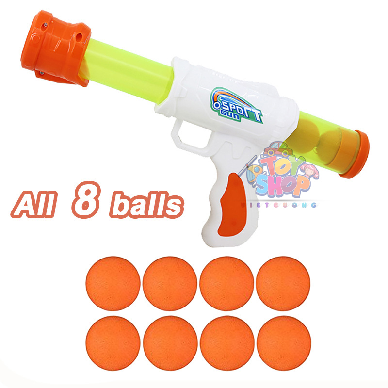 Đồ chơi súng hơi nén bắn đạn xốp mềm, súng đồ chơi có độ chính xác cao