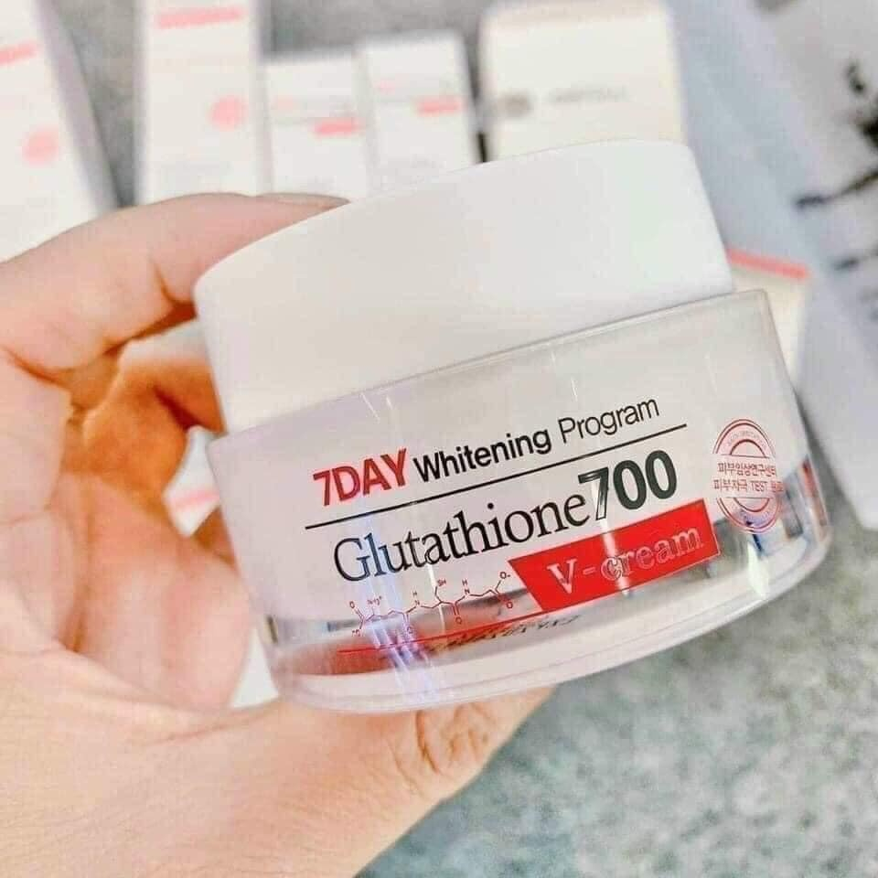 Kem Dưỡng Da 7Day Whitening Program Glutathione 700 VCream 50ml
