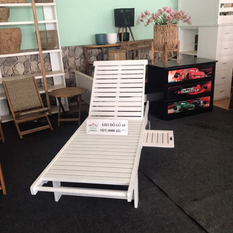 Nệm ghế hồ bơi  vải ngoài trời trượt nước-dùng cho ghế thư giãn tắm nắng sân vườn, hồ bơi