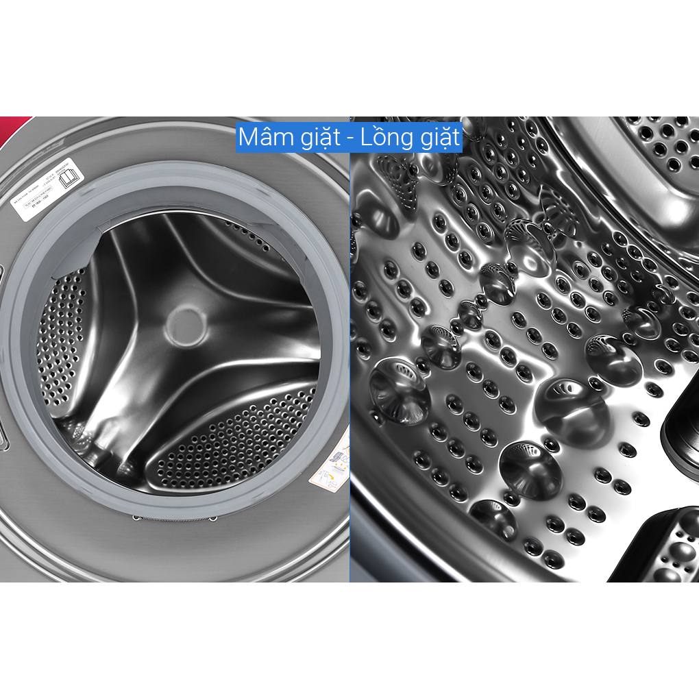 Máy giặt sấy LG AI DD Inverter giặt 9 kg - sấy 5 kg FV1409G4V