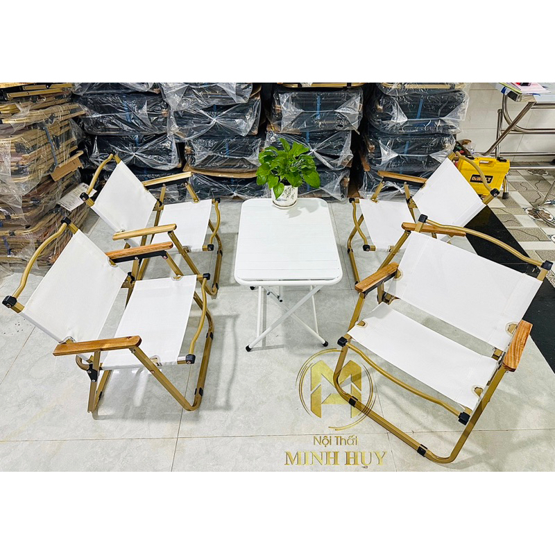 Ghế Camping Lưới Trắng , mẫu mới 2023