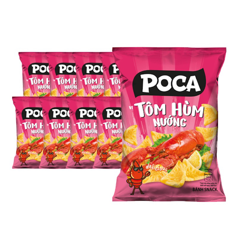 Bánh Snack Poca 30g đủ vị.