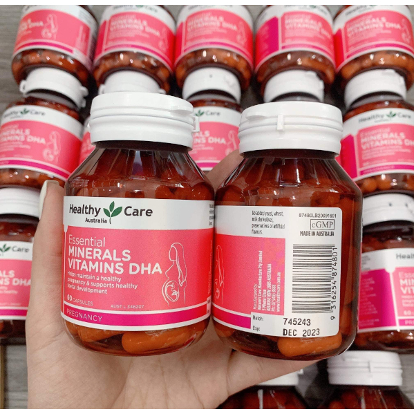 DHA cho bà bầu Pregnancy DHA Healthy Care date 12/2023