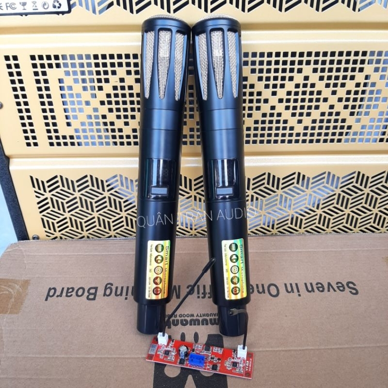 Micro không dây cho loa kéo_tần số UHF_Cao Cấp