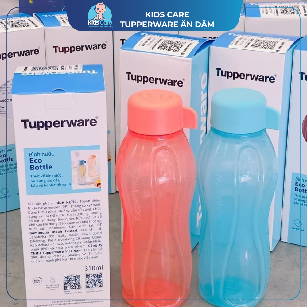Bình nước eco mini Tupperware 310ml cho bé