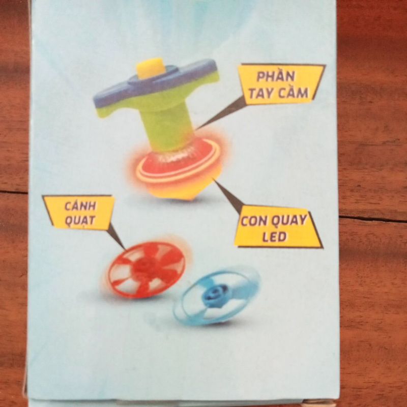 Con quay LED siêu tốc- đồ chơi cho bé