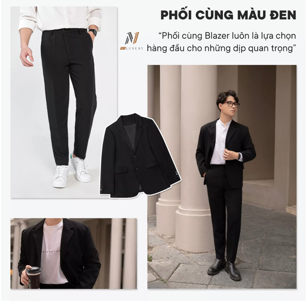 Quần baggy nam ống rộng vải Hàn cao cấp, co giãn phân loại tây âu Premium thời trang BAGGY 01... Chính hãng