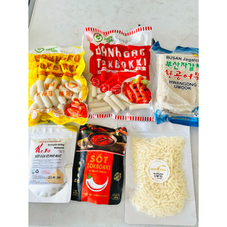 [Samy Food] Bánh gạo dạng Thỏi + bánh gao nhân Phô Mai + 230GR Sốt + Phô Mai bào +Bột pm