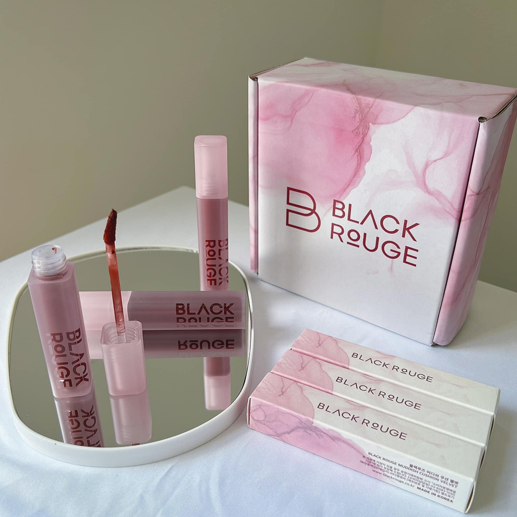 Son Kem Nhung Mịn Black Rouge Muddish Cushion Velvet MV03 MV04 MV05 MV06 DL06 DL14 - Bebeau