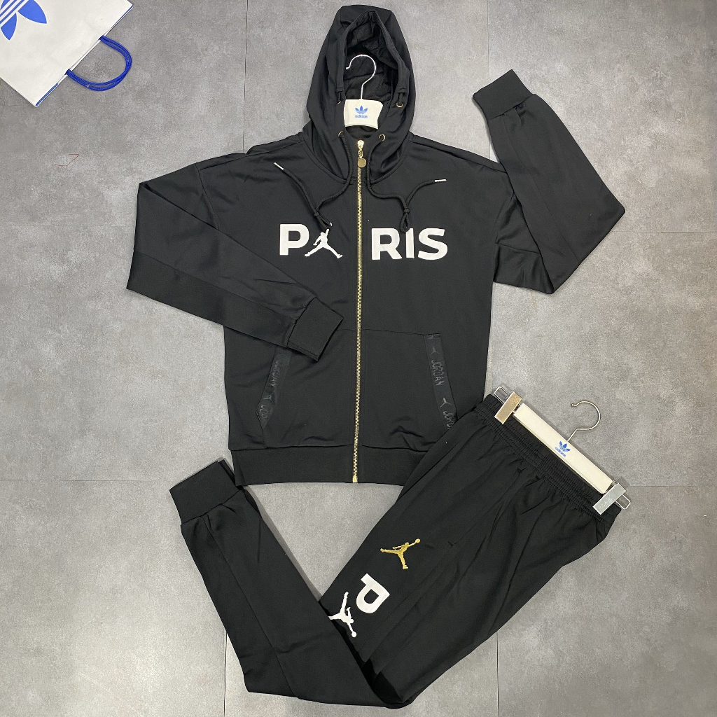 Bộ Jordan PSG đen mũ - Thời Trang Thể Thao WinMax Sport