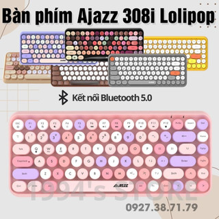Ajazz 308i - Bàn Phím Bluetooth Giả Cơ Không Dây - Dùng Được Cho Máy Tính Bàn PC, Laptop, Điện Thoại, Máy Tính Bảng...