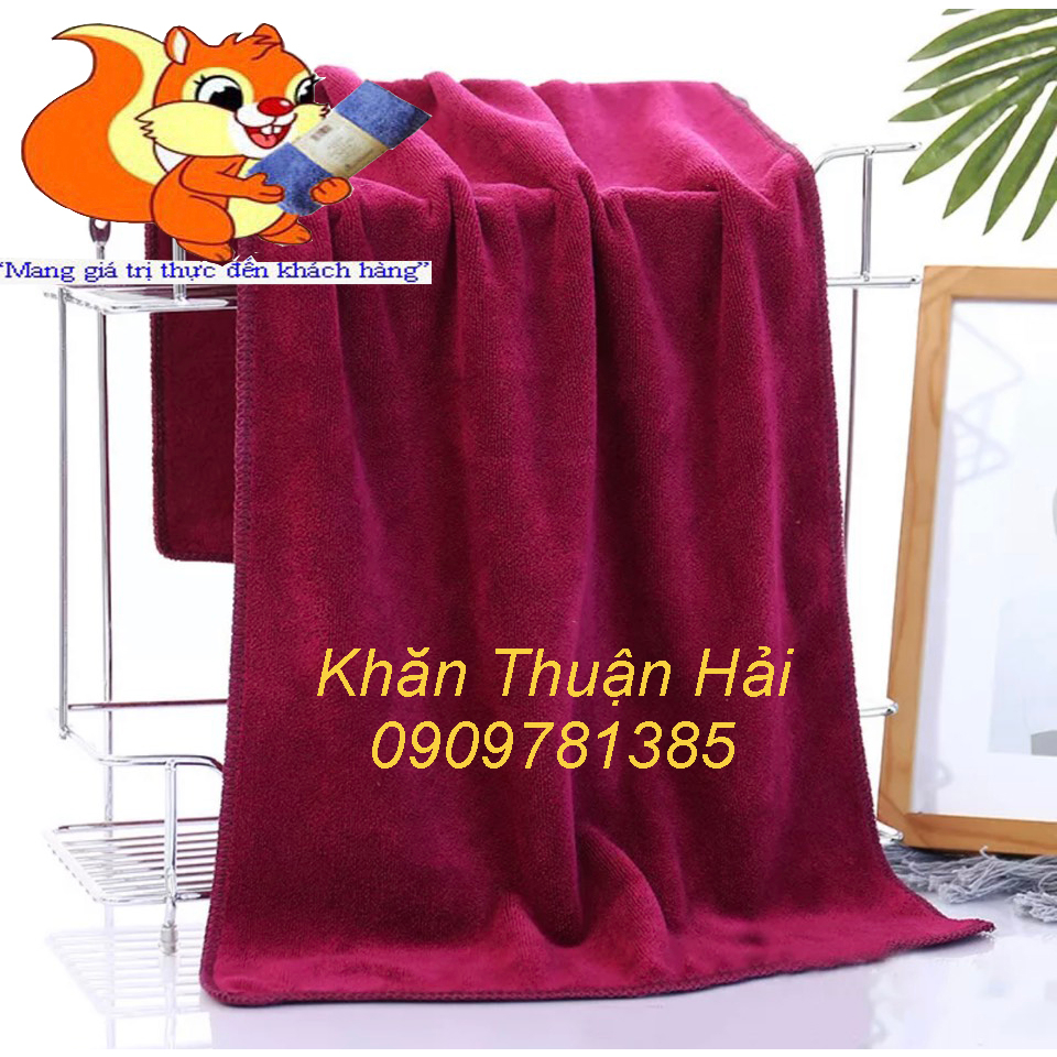"Khăn Gội Đầu" Kt 40*80 loại dày, mềm mịn, siêu thấm nước dùng cho spa và tiệm nail