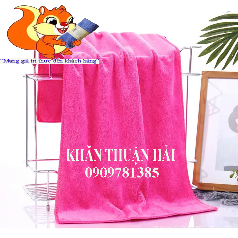 "Khăn Gội Đầu" Kt 40*80 loại dày, mềm mịn, siêu thấm nước dùng cho spa và tiệm nail