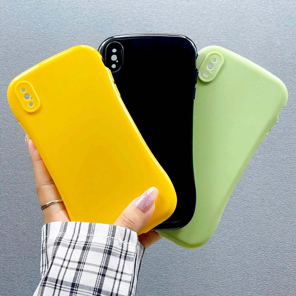 [ Iphone XsMax ] Ốp Lưng Silicon Viền Cong Nhiều Màu