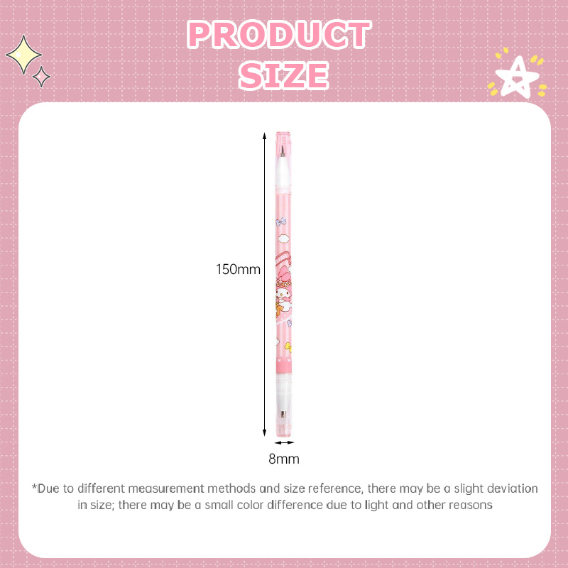 Bút hai đầu Sanrio sáng tạo Bút keo điểm Máy cắt giấy Bút hai trong một
