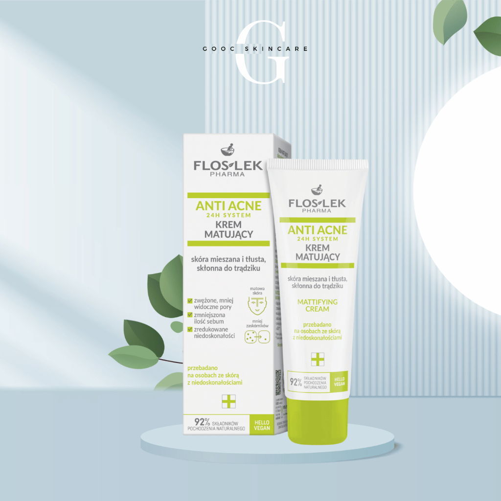 Kem Dưỡng Kiểm Soát Dầu Và Điều Tiết Nhờn Floslek Anti Acne Mattifying Cream - 50ml