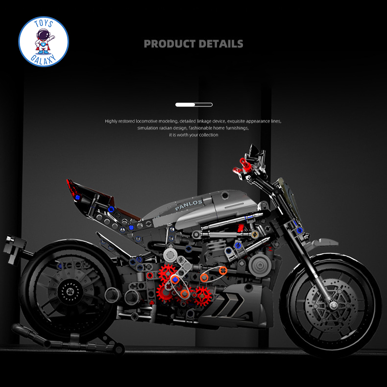 Đồ Chơi Lắp Ráp Mô Hình Xe Mô Tô Phân Khối Lớn Ducati Diavel / BMW / Honda / Kawasaki Tỉ Lệ 1:8 Siêu Xe Máy 672002