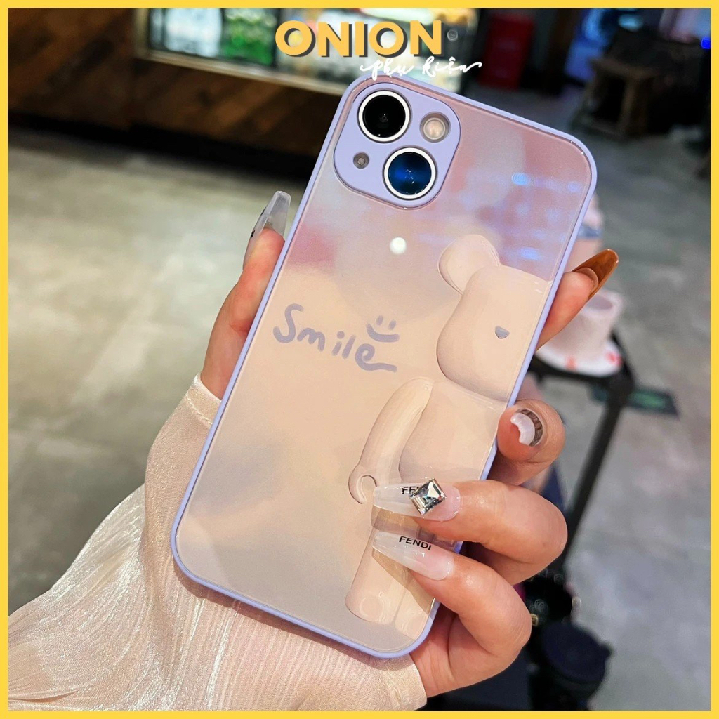 Ốp Kawns Loang Màu kính dành cho iPhone Xsmax 11 12 13 14 Pro Promax