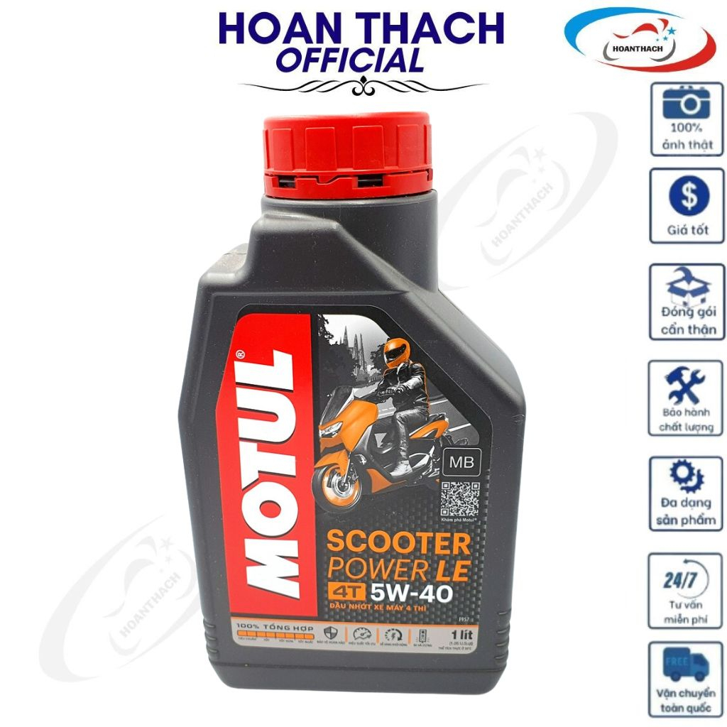 Dầu nhớt xe tay ga MOTUL SCOOTER POWER LE 4T 5W40 HOANTHACH
