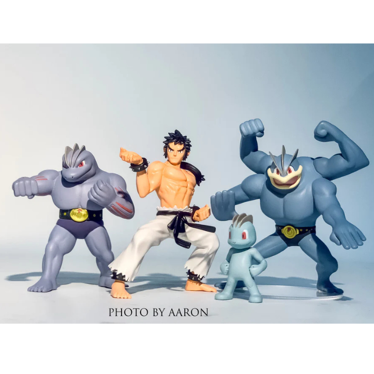 Mô hình Resin chính hãng Studio Trainer House GK Scale World 1/20 Elite Four Pokemon Trainer Bruno & Agatha
