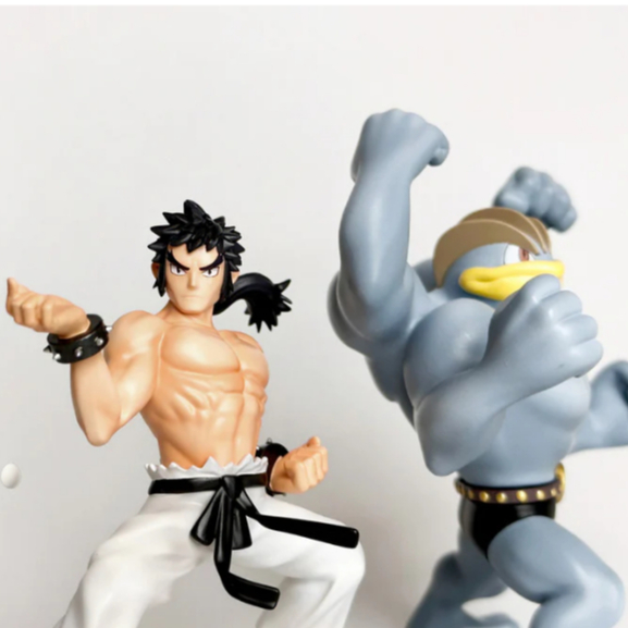 Mô hình Resin chính hãng Studio Trainer House GK Scale World 1/20 Elite Four Pokemon Trainer Bruno & Agatha