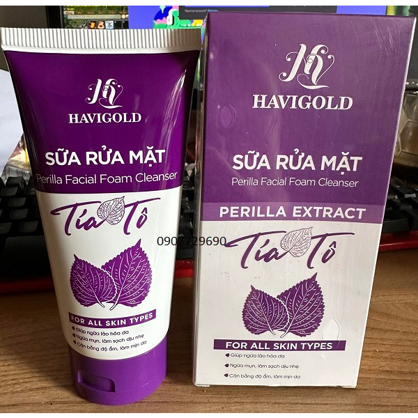 SỮA RỬA MẶT TÍA TÔ HAVIGOLD ngừa mụn ngừa lão hóa 180g