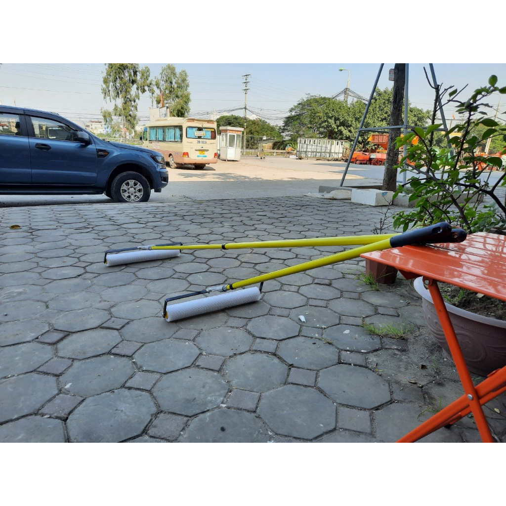 Gậy lăn sơn 1.2m kéo dài 2m. Sào thi công sơn