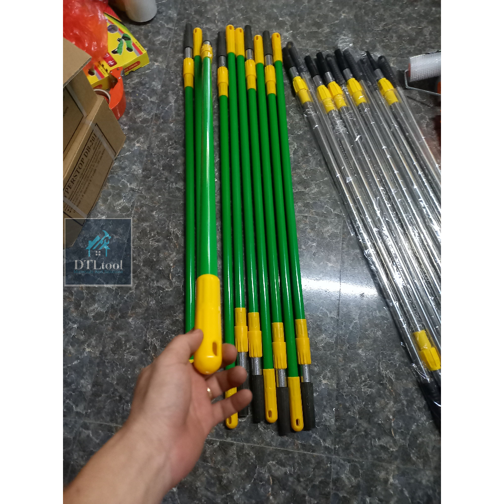 Gậy lăn sơn 1.2m kéo dài 2m. Sào thi công sơn