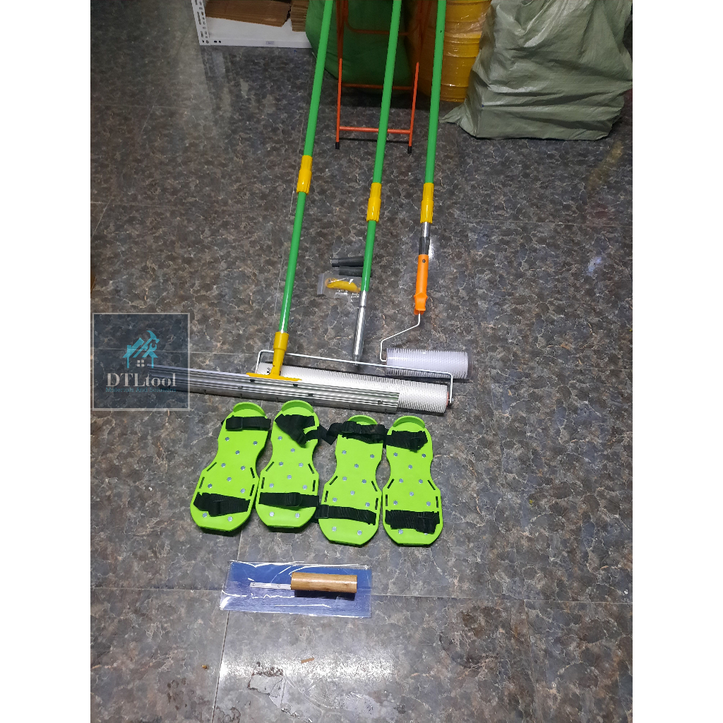 Gậy lăn sơn 1.2m kéo dài 2m. Sào thi công sơn