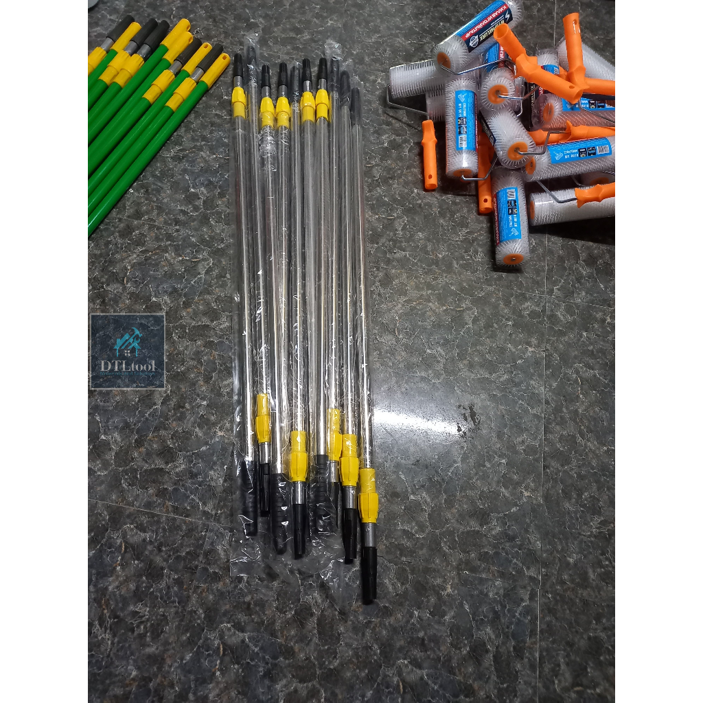 Gậy lăn sơn 1.2m kéo dài 2m. Sào thi công sơn