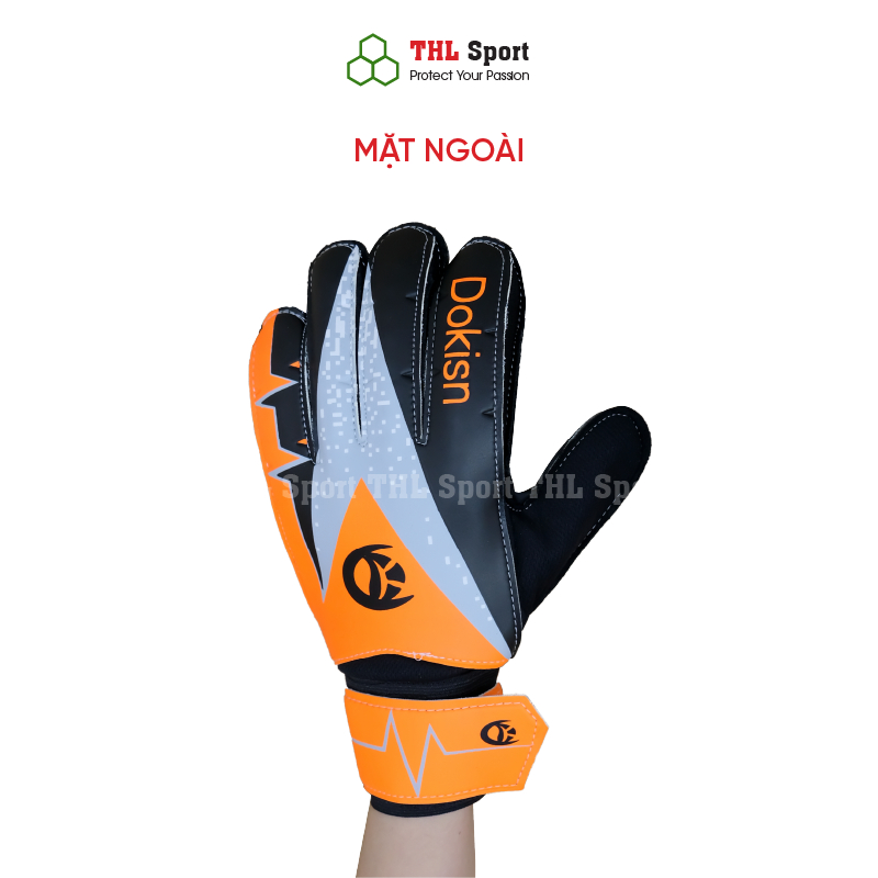 Găng tay thủ môn chuyên nghiệp, găng tay bắt gôn chống nước, có size