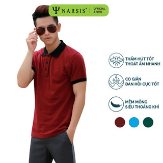 Áo Polo Nam thời trang cao cấp NARSIS,Áo Polo chất liệu mềm mại co giãn tốt phong cách trẻ trung